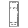 Picture of DYMO ORIGINAL 11355 19MM X 51MM X 500 LABELS